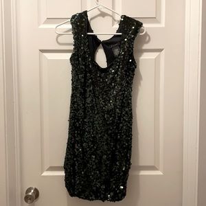 Sequin Green Dress